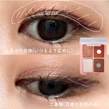 GLAM EYE SHADOW/U/CHOO/アイシャドウパレットを使ったクチコミ（2枚目）