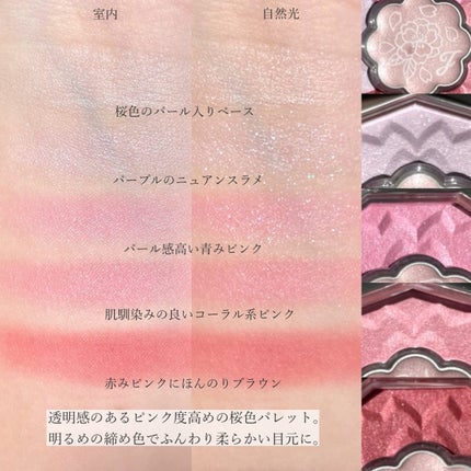 ジルスチュアート ブルームクチュール アイズ/JILL STUART/アイシャドウパレットを使ったクチコミ(4枚目)