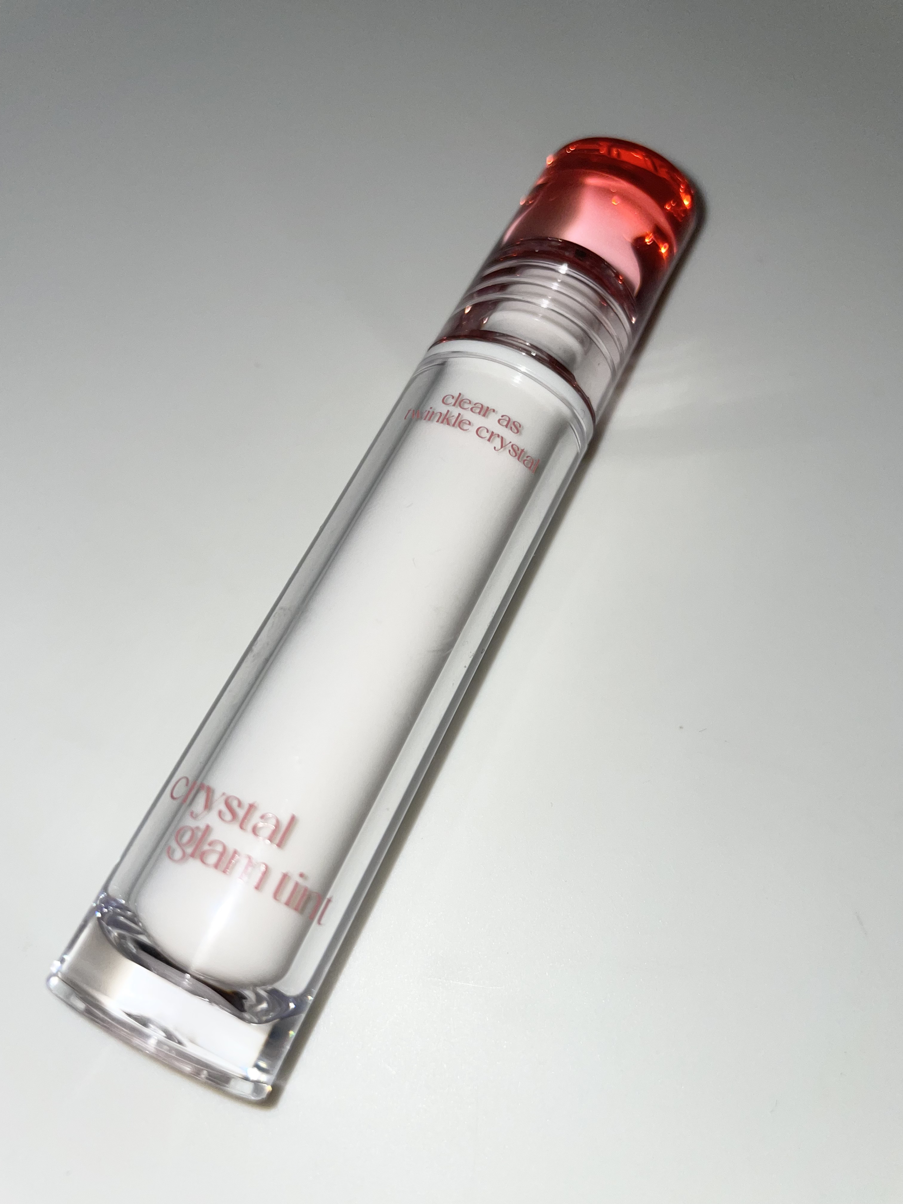 クリスタル グラム ティント 100 ピュアピーチ(PURE PEACH)(日本限定)/CLIO/リップティントを使ったクチコミ（2枚目）