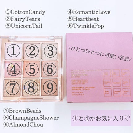 ワンピックアイシャドウパレット/APLIN/アイシャドウパレットを使ったクチコミ(9枚目)