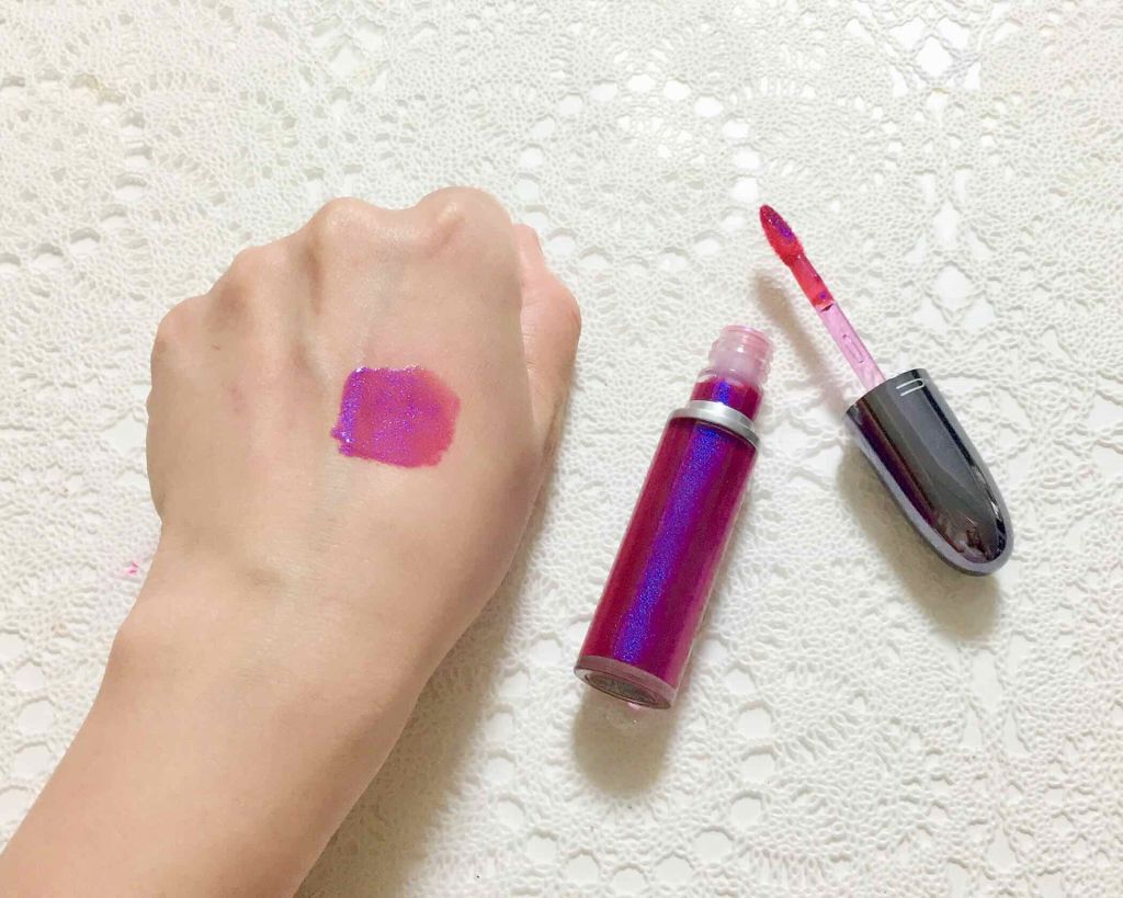 グランドイリュージョン リキッド リップカラー/M・A・C/リップグロスを使ったクチコミ(2枚目)