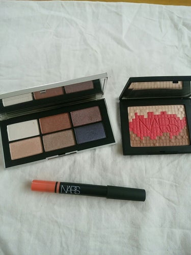 NARS web限定アイシャドーパレットのクチコミ「#今日のメイク

これは平成最後のコスメ購入品になると思います。

NARSのアイシャドウパレ.....」（1枚目）