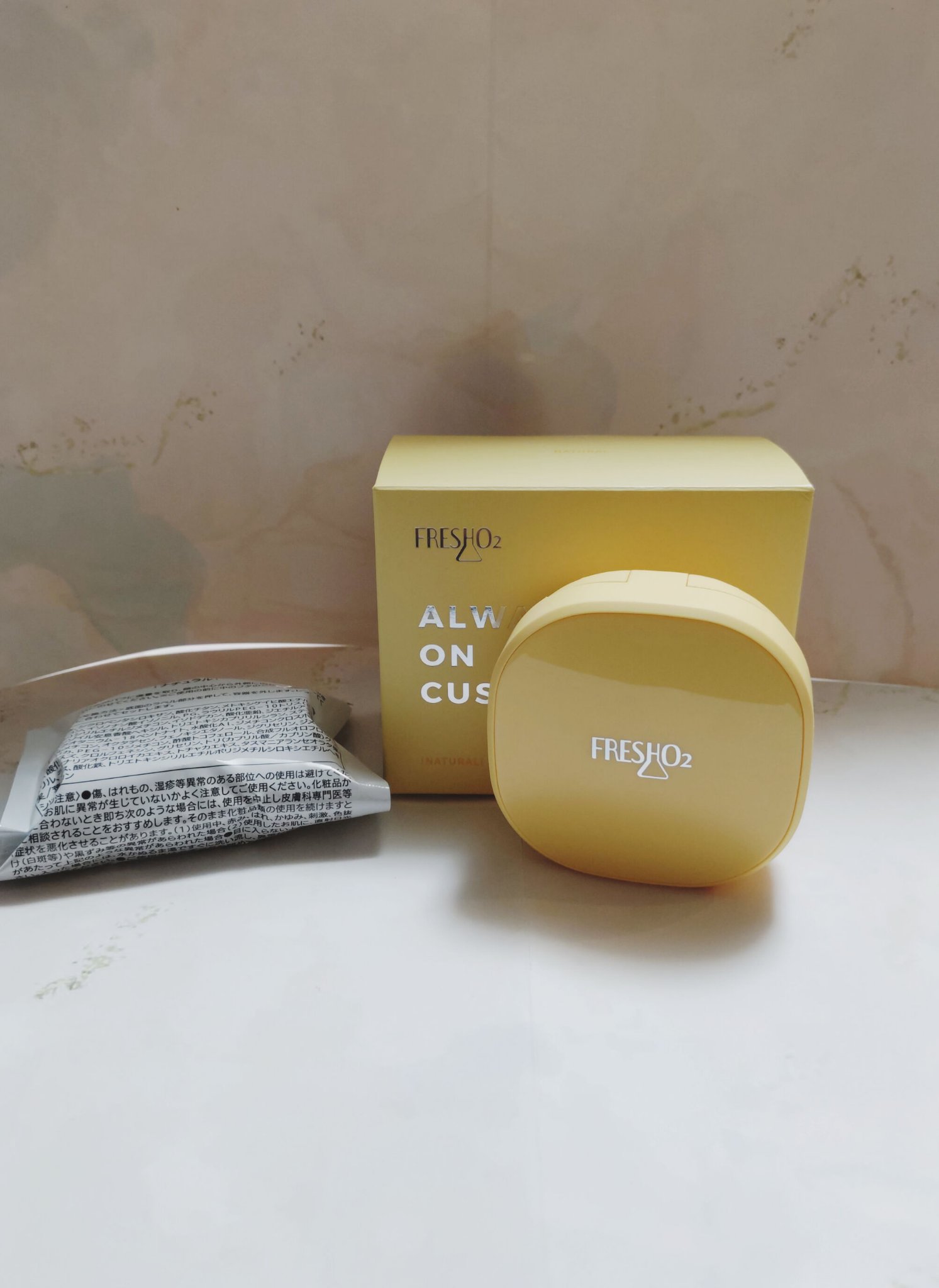 クラウドオールウェイズオン ハイドログロー メイクキー プミスト/FRESHO2/フィックスミストを使ったクチコミ（2枚目）