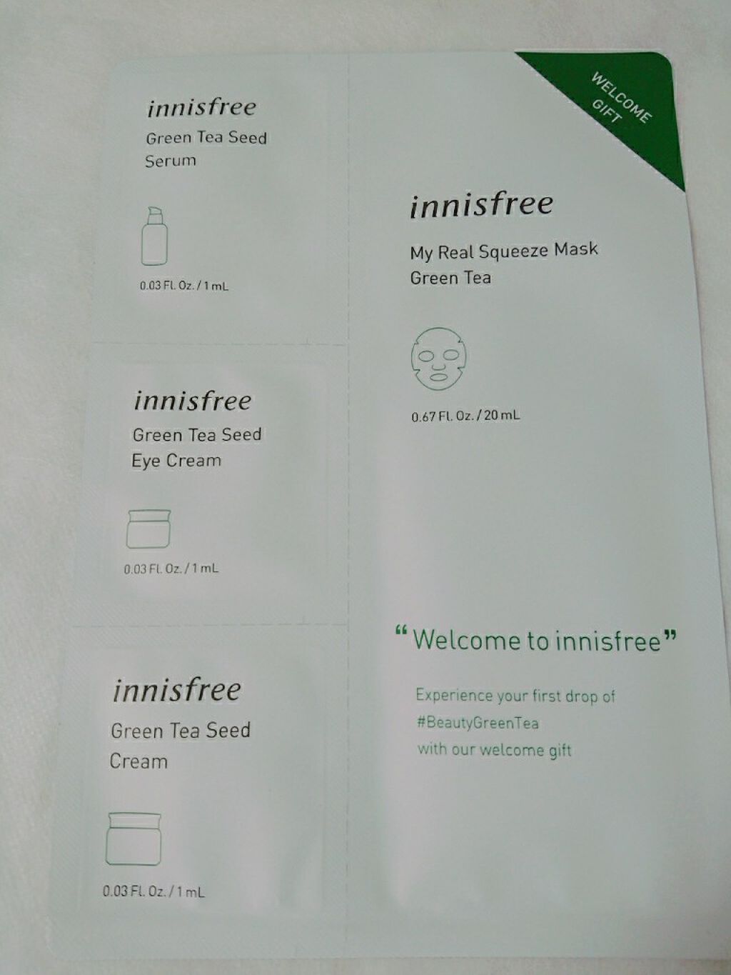 グリーンティーシード クリーム/innisfree/フェイスクリームを使ったクチコミ（2枚目）