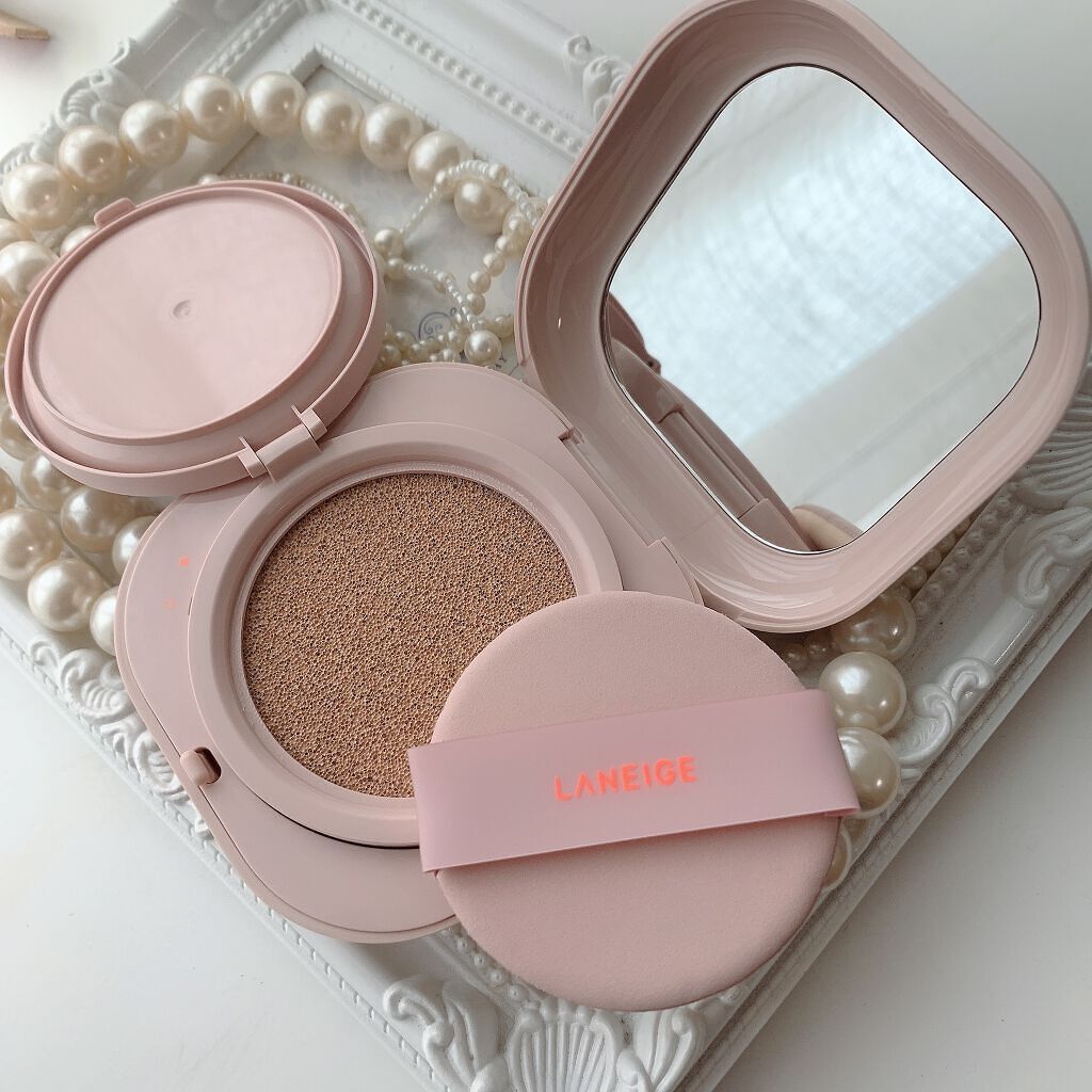 ネオクッション グロウ/LANEIGE/クッションファンデーションを使ったクチコミ（2枚目）