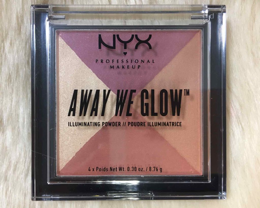 アウェイ ウィー グロー イルミネイティング パウダー/NYX Professional Makeup/パウダーチークを使ったクチコミ(1枚目)
