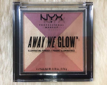 アウェイ ウィー グロー イルミネイティング パウダー/NYX Professional Makeup/パウダーチークを使ったクチコミ（1枚目）