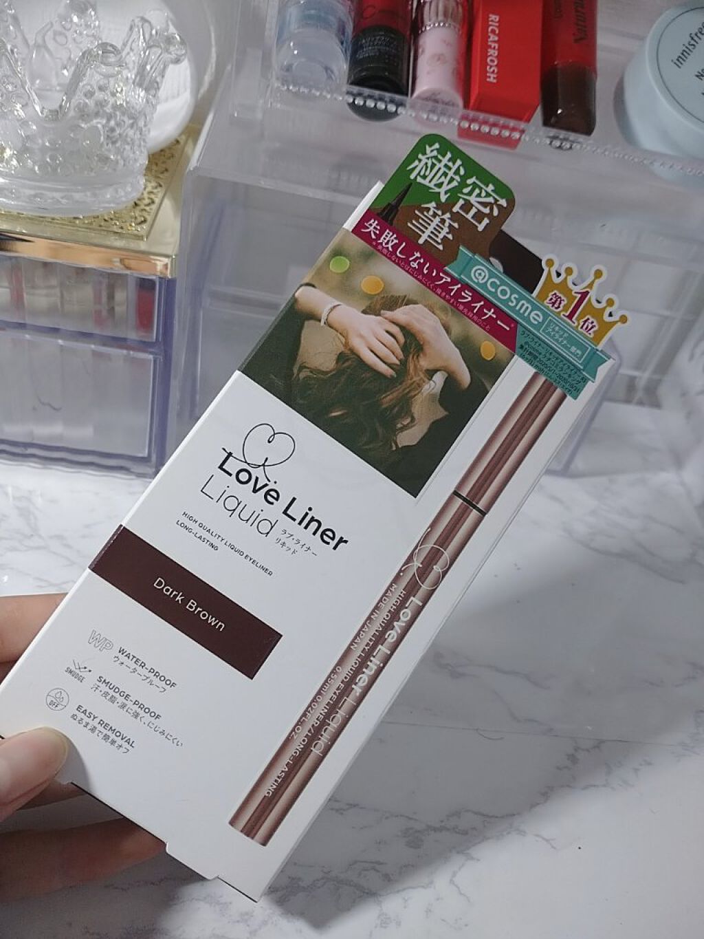 ラブ・ライナー リキッドアイライナーＲ３/ラブ・ライナー/リキッドアイライナーを使ったクチコミ（1枚目）