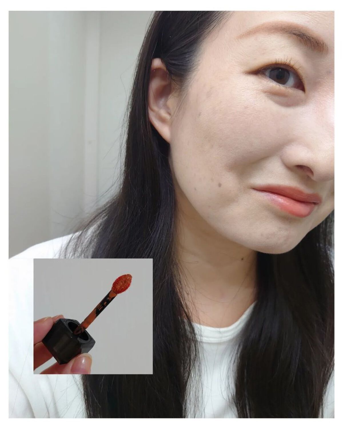 センシュアル フィッティング グロウ ティント 419 レイジーバング/HERA/リップティントを使ったクチコミ（3枚目）