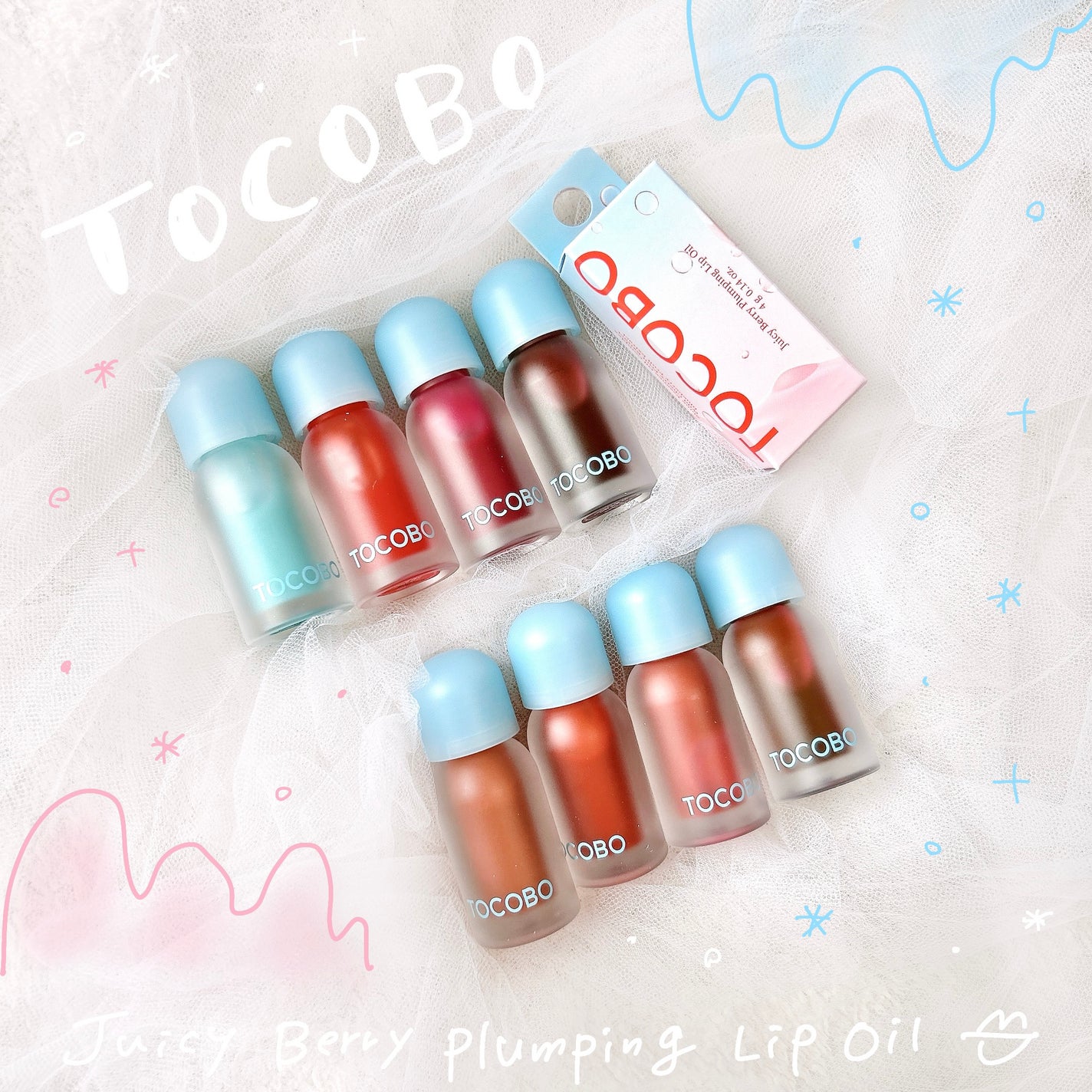 ジューシーベリープランピングリップオイル/TOCOBO/リップグロスを使ったクチコミ(1枚目)