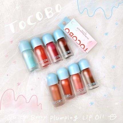 ジューシーベリープランピングリップオイル/TOCOBO/リップグロスを使ったクチコミ(1枚目)