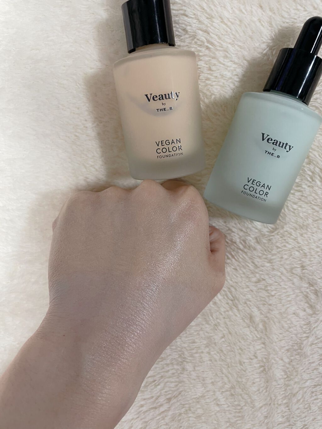 ヴィーガン カラーファンデーション/Veauty by THE_B/リキッドファンデーションを使ったクチコミ（3枚目）
