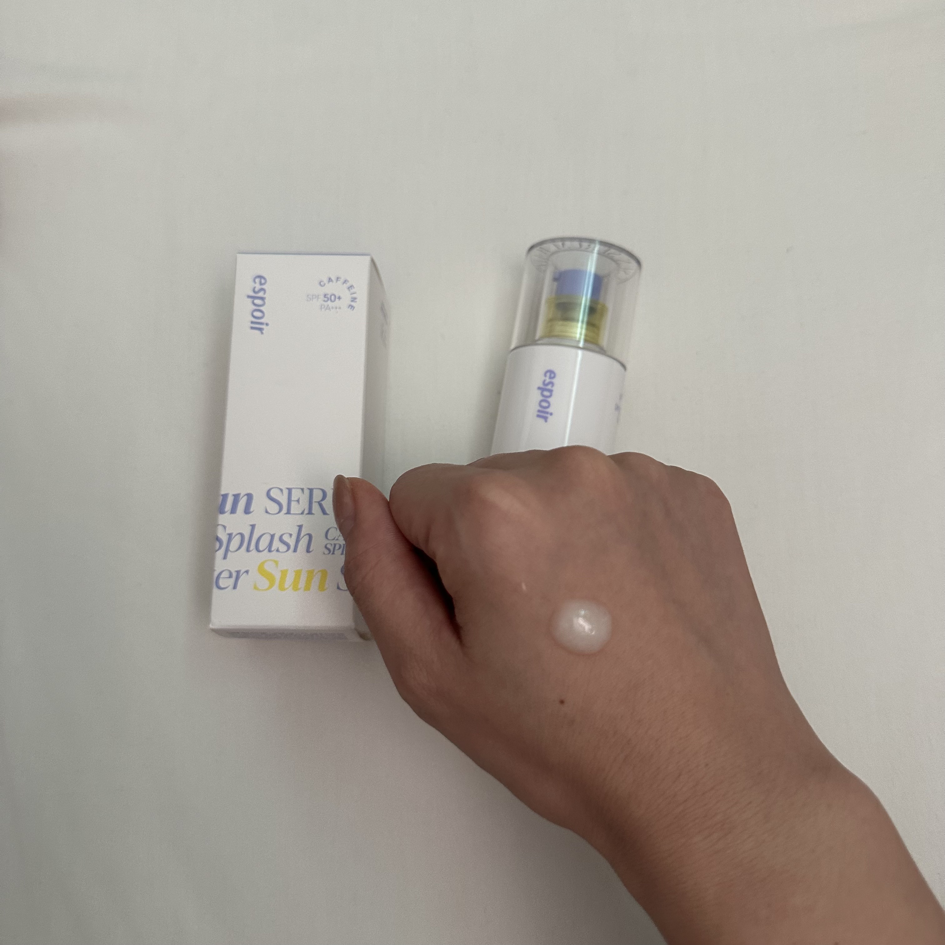 エスポア ウォータースプラッシュサンセラム/espoir/日焼け止めクリームを使ったクチコミ（2枚目）