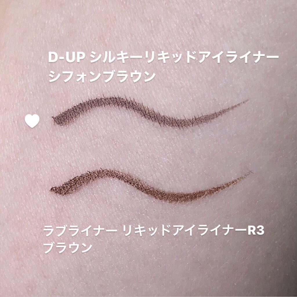 シルキーリキッドアイライナーWP/D-UP/リキッドアイライナーを使ったクチコミ（2枚目）