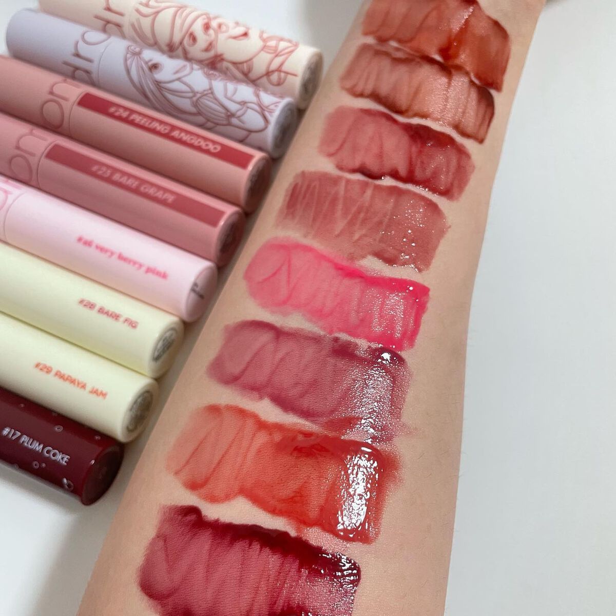 ジューシーラスティングティント/rom&nd/リップティントを使ったクチコミ(1枚目)