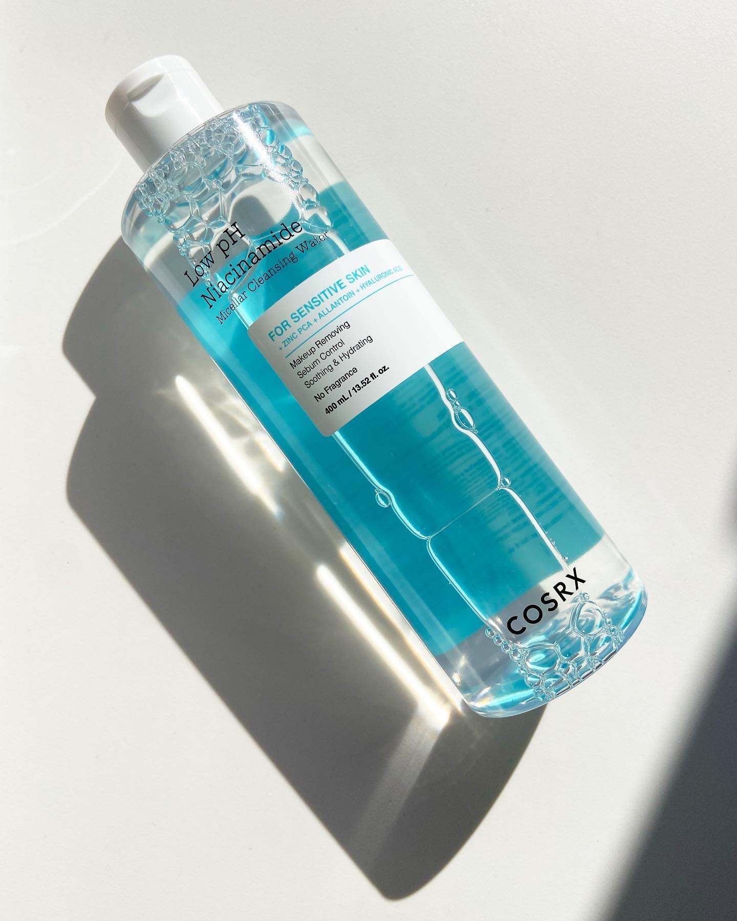 弱酸性 ナイアシンアミド ミセラークレンジングウォーター/COSRX/クレンジングウォーターを使ったクチコミ（1枚目）