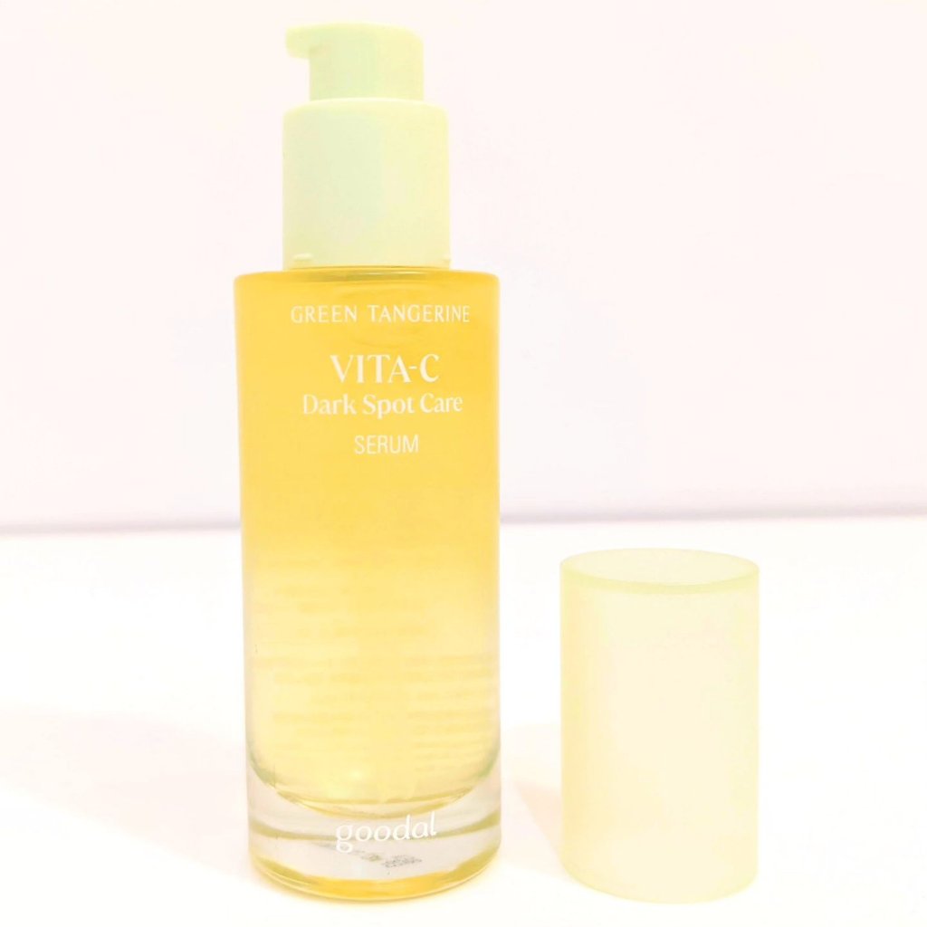 グリーンタンジェリン ビタC ダークスポットケアセラム/goodal/美容液を使ったクチコミ（1枚目）