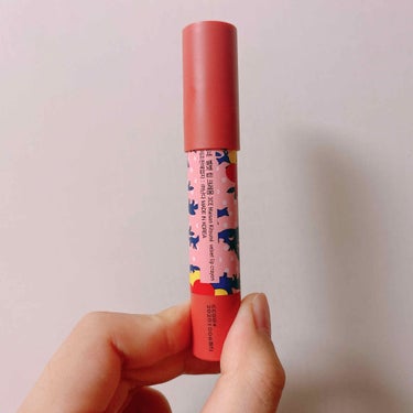 MAISON KITSUNE VELVET LIP CRAYON/3CE/口紅を使ったクチコミ（3枚目）