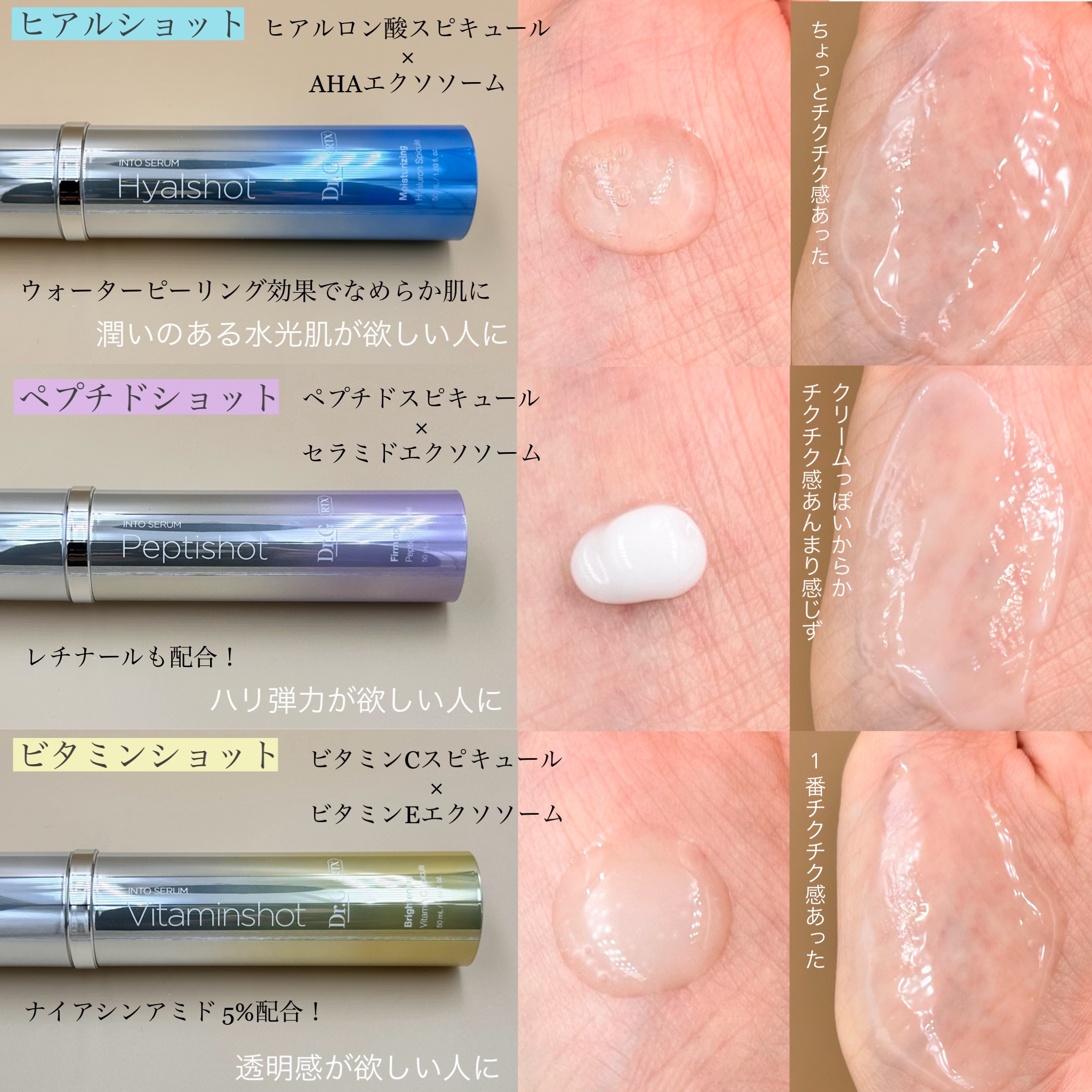 RTXセラム ビタミンショット/Dr.G/美容液を使ったクチコミ（2枚目）