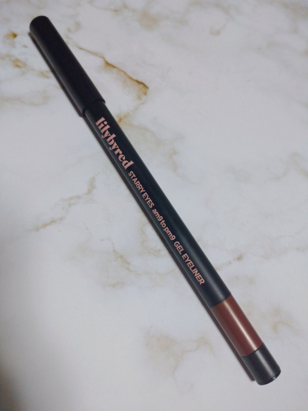 Starry Eyes Am9 to Pm9 Gel Eyeliner/lilybyred/ジェルアイライナーを使ったクチコミ（1枚目）