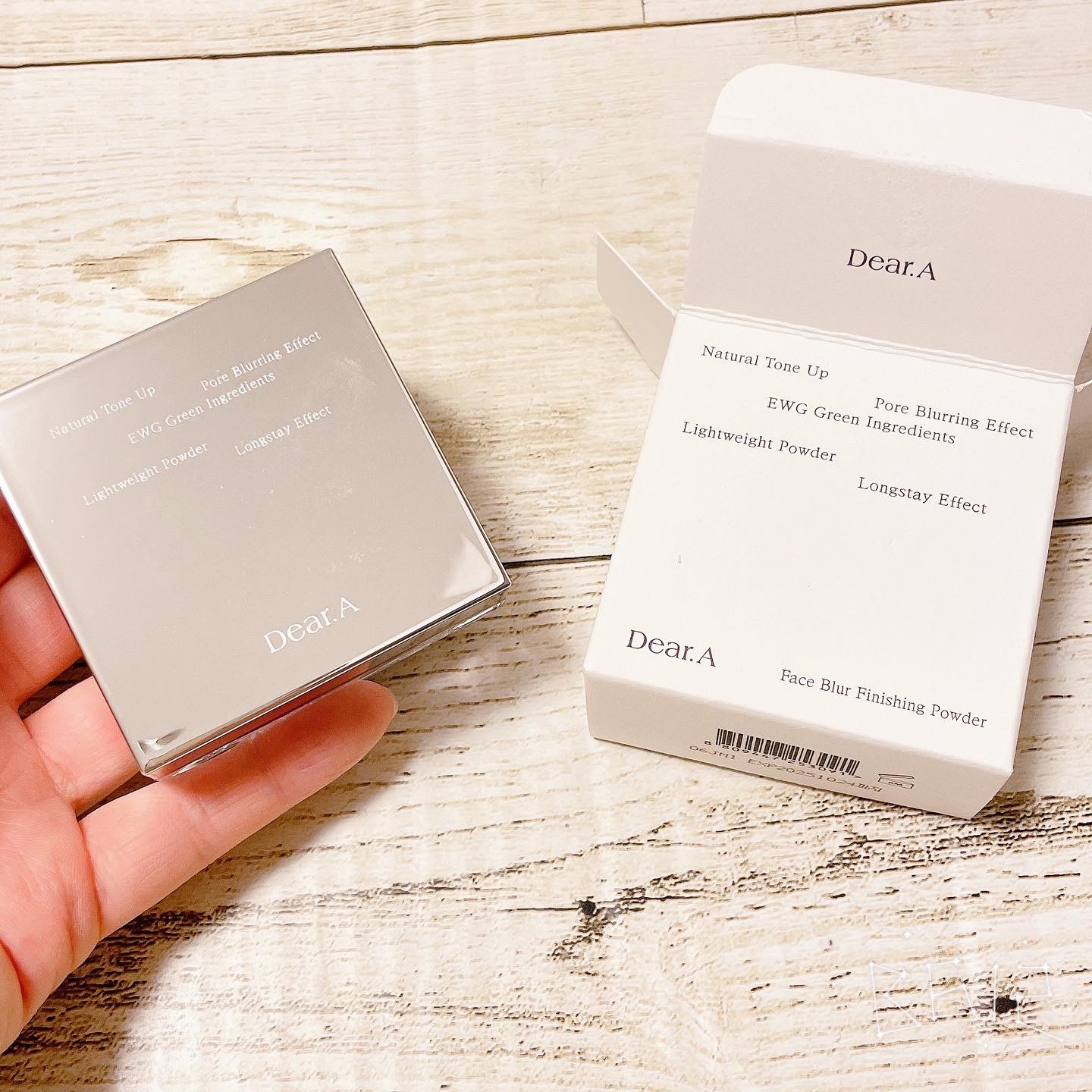 フェイス ブラー フィニッシング パウダー/Dear.A/ルースパウダーを使ったクチコミ（1枚目）