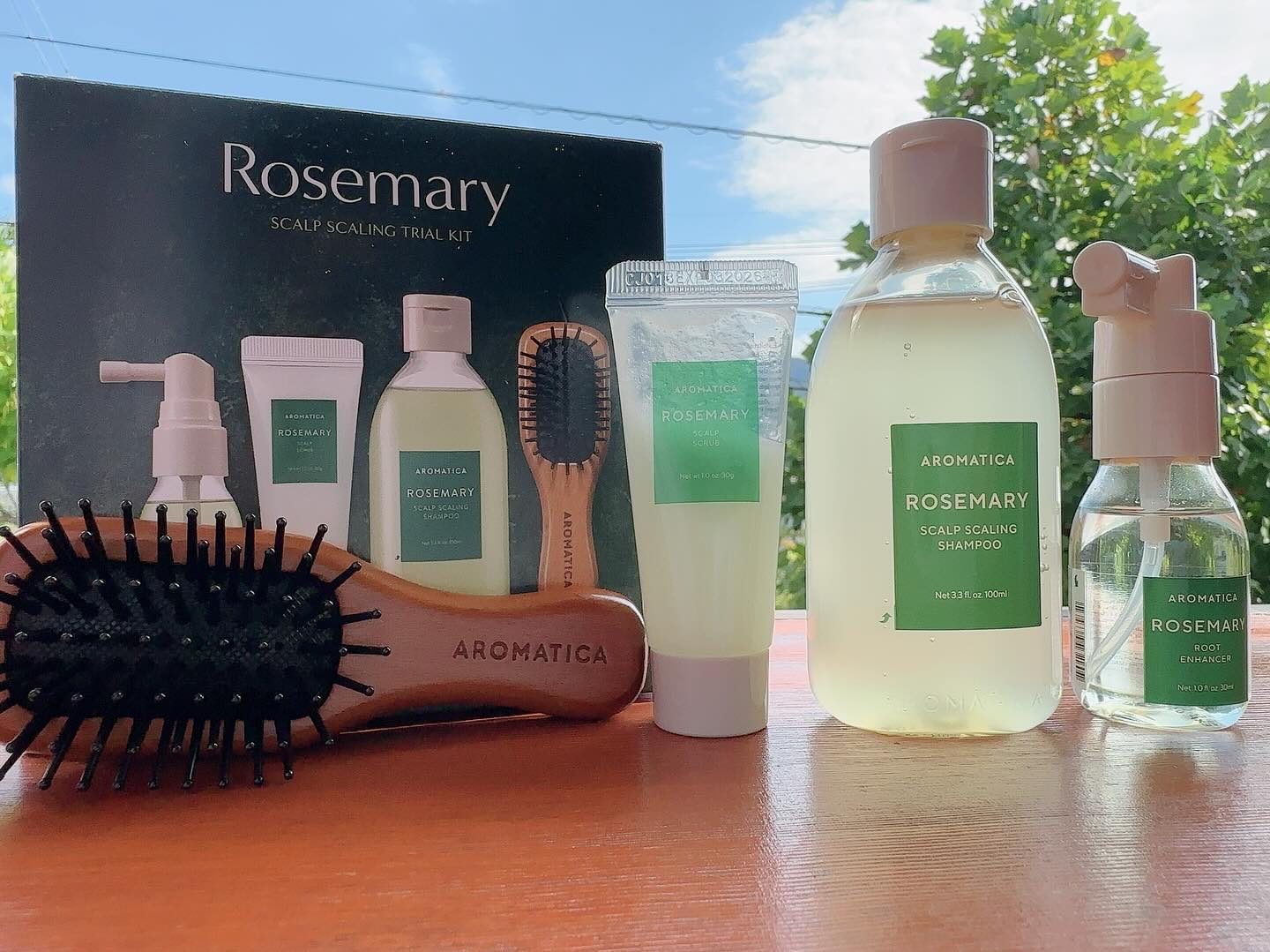 ローズマリー ヘア トライアルセット/AROMATICA/トライアルキットを使ったクチコミ（1枚目）