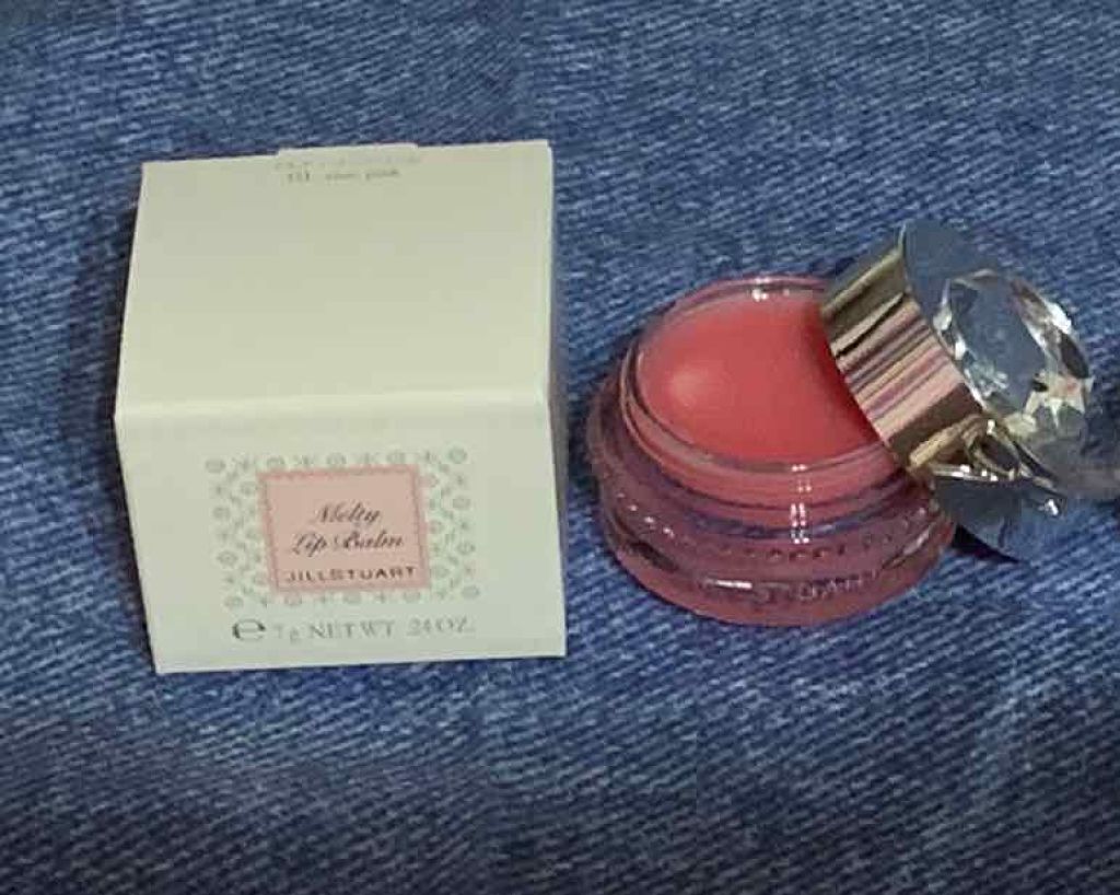 ジルスチュアート リラックス メルティ リップバーム 01 rose pink/JILL STUART/リップケアを使ったクチコミ（1枚目）