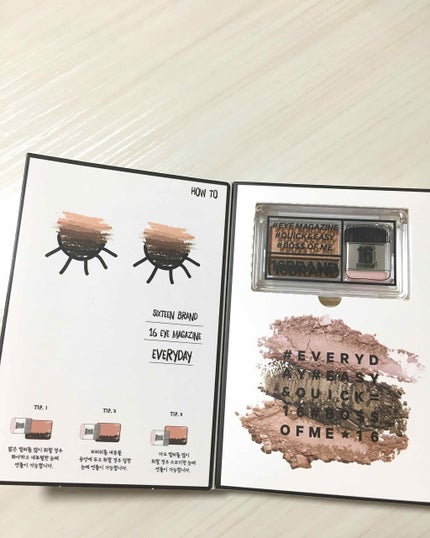 16 EYE MAGAZINE/16BRAND/アイシャドウパレットを使ったクチコミ(2枚目)
