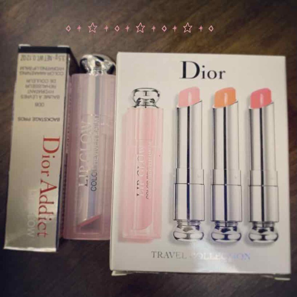 【旧】ディオール アディクト リップ グロウ 001 ピンク/Dior/リップケアを使ったクチコミ（1枚目）
