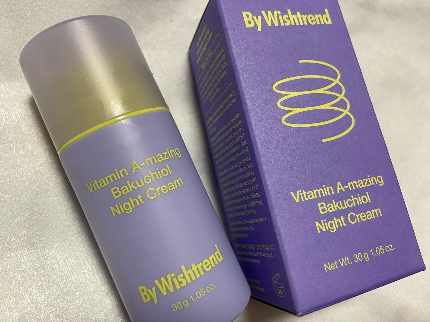 ビタミンA-mazingバクチオールナイトクリーム/By Wishtrend/フェイスクリームを使ったクチコミ(3枚目)