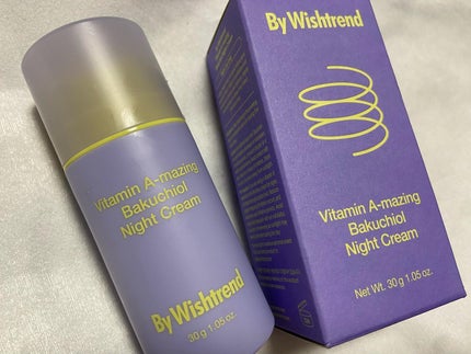 ビタミンA-mazingバクチオールナイトクリーム/By Wishtrend/フェイスクリームを使ったクチコミ(3枚目)