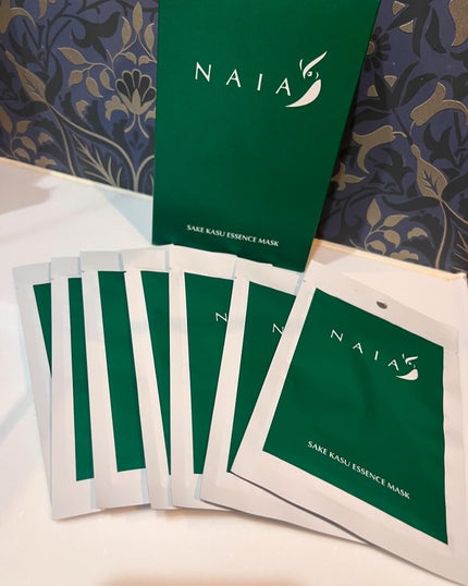 酒粕フェイスマスク 7枚入り(個包装)/NAIA/シートマスク・パックを使ったクチコミ(1枚目)