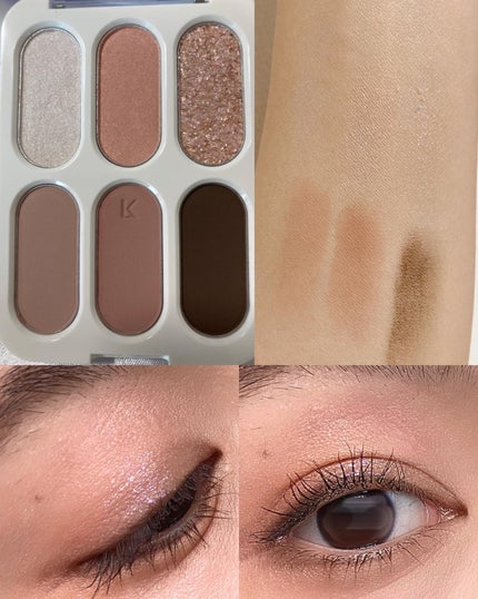 フォーエバー6アイパレット/Laka/アイシャドウパレットを使ったクチコミ(4枚目)