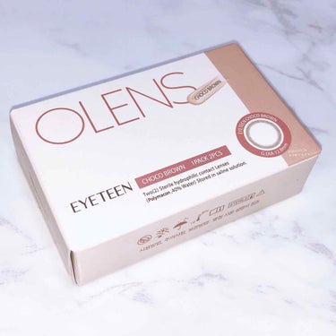 EyeTeen Choco Brown(アイティーンチョコブラウン)/OLENS/カラーコンタクトレンズを使ったクチコミ（2枚目）