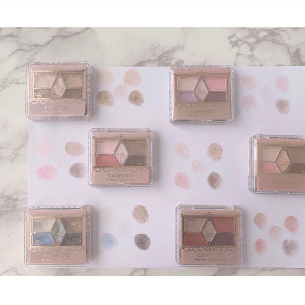 【旧品】パーフェクトスタイリストアイズ/キャンメイク/アイシャドウパレットを使ったクチコミ(2枚目)