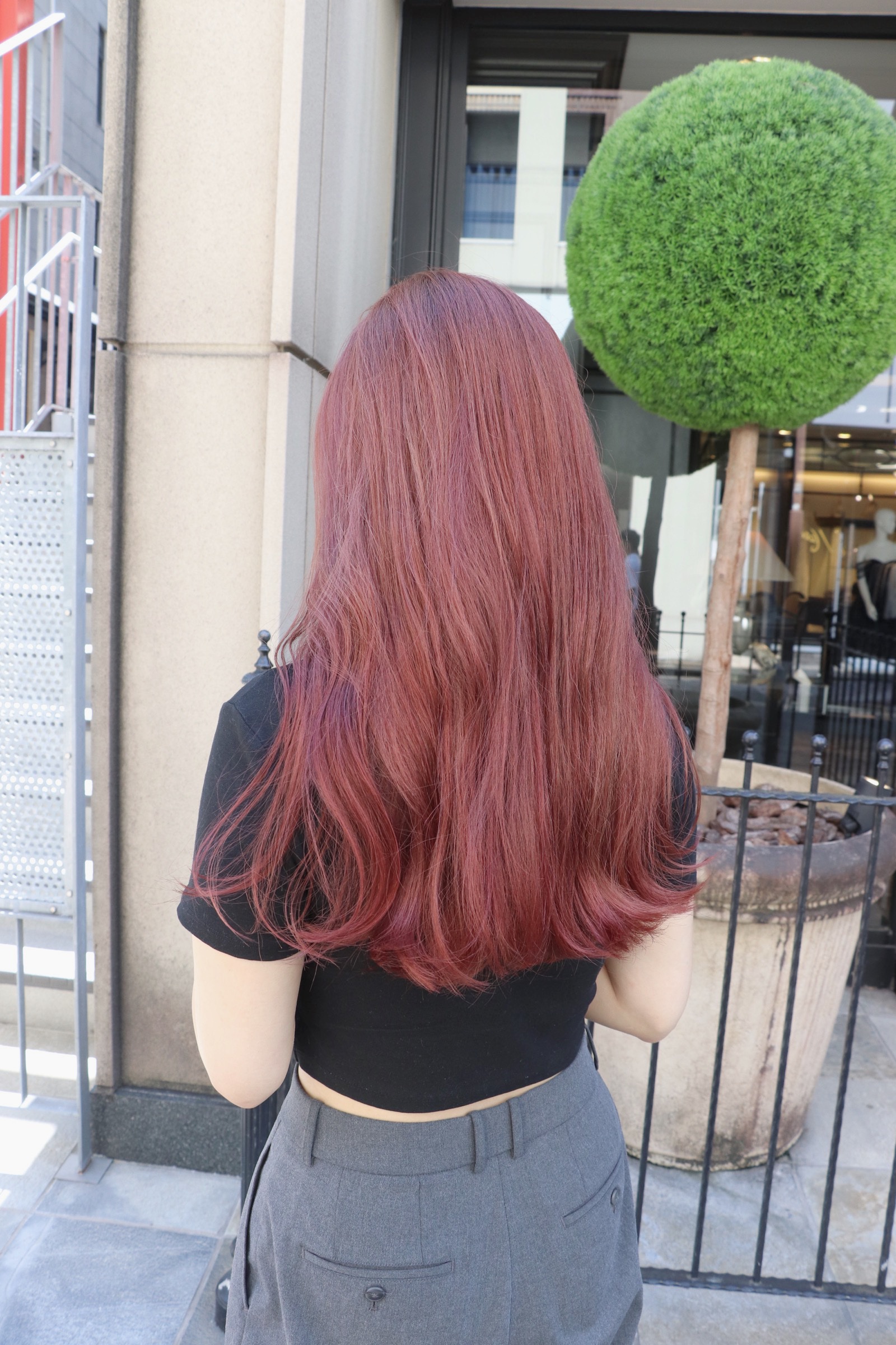 クオルシア カラーシャンプー ピンク/クオルシア/市販シャンプーを使ったクチコミ（2枚目）