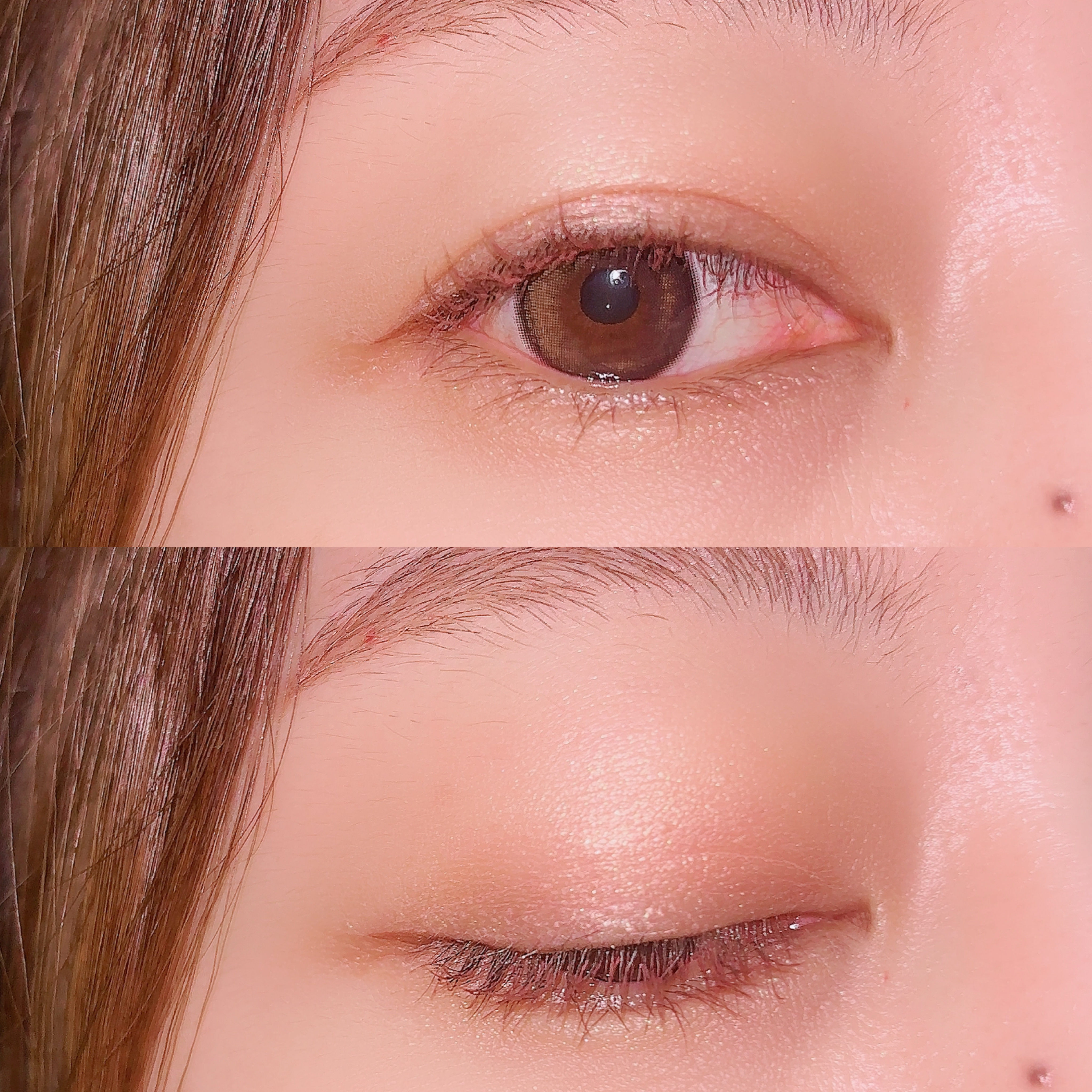 オンブルクルールソロ #104 Sunkissed Coral/クレ・ド・ポー ボーテ/単色アイシャドウを使ったクチコミ（3枚目）