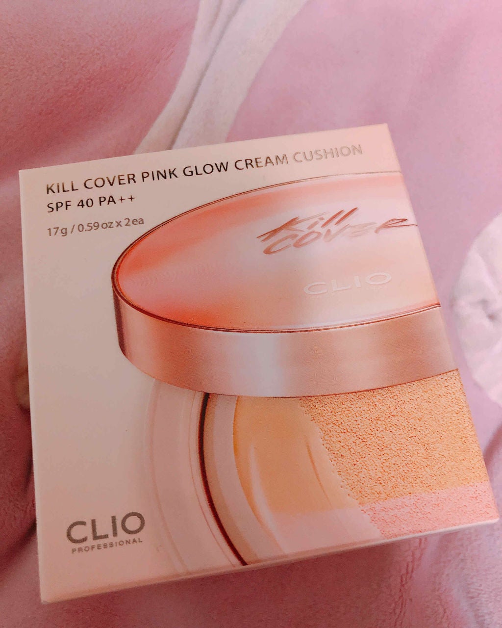 キル カバー ピンク グロウ クリーム クッション/CLIO/クッションファンデーションを使ったクチコミ(3枚目)