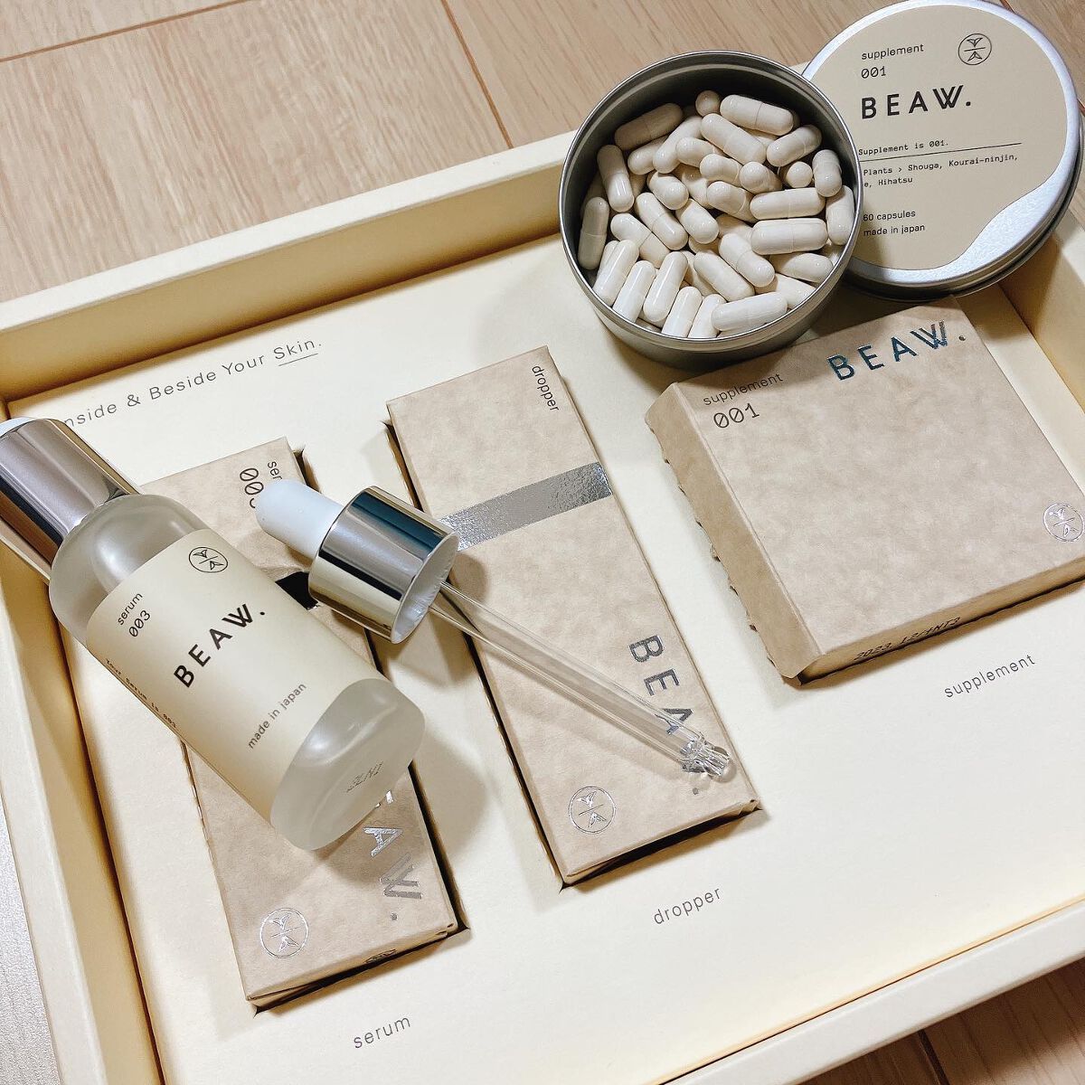 スターターBOX/BEAW./スキンケアキットを使ったクチコミ(2枚目)