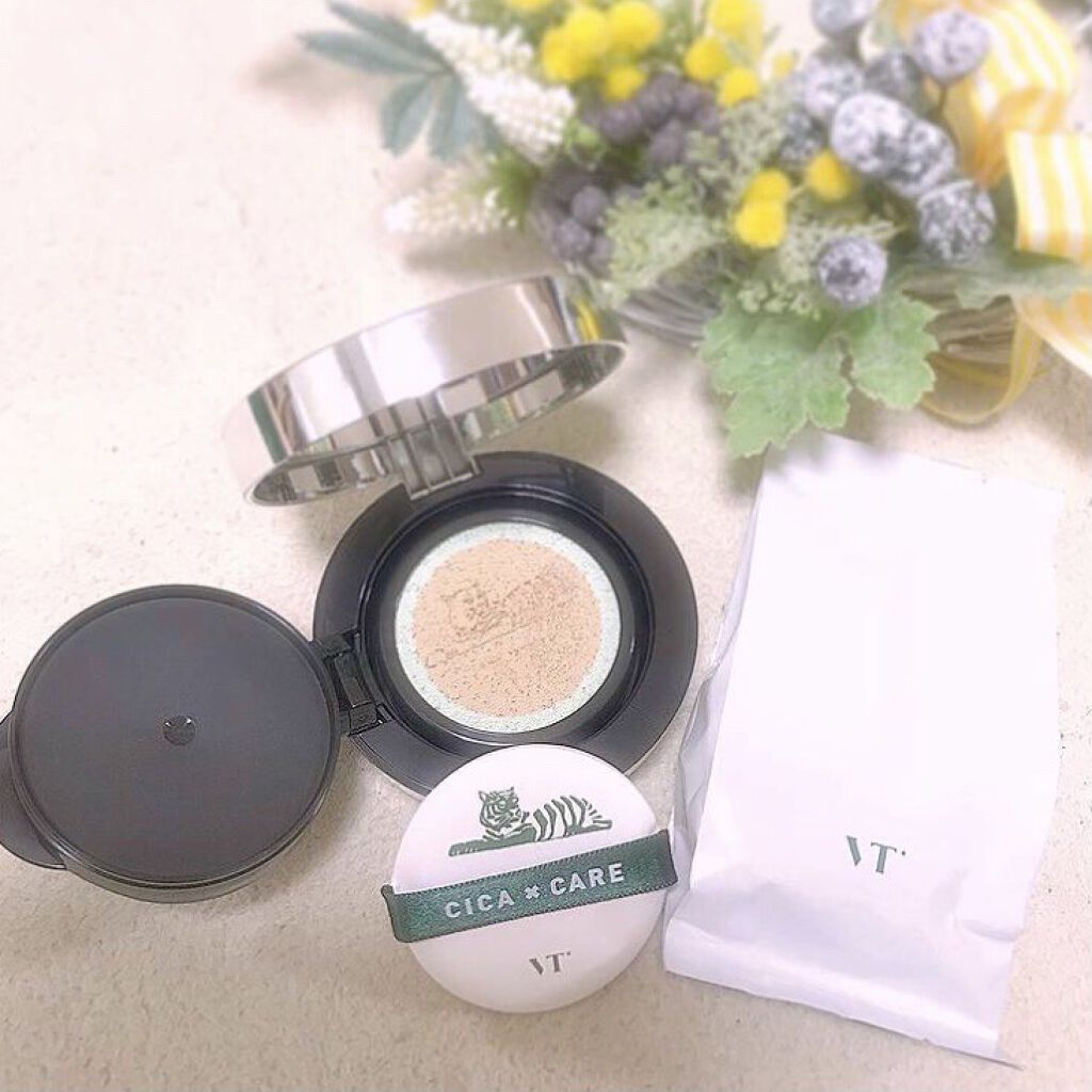 CICAレッドネスカバークッション/VT/クッションファンデーションを使ったクチコミ（3枚目）