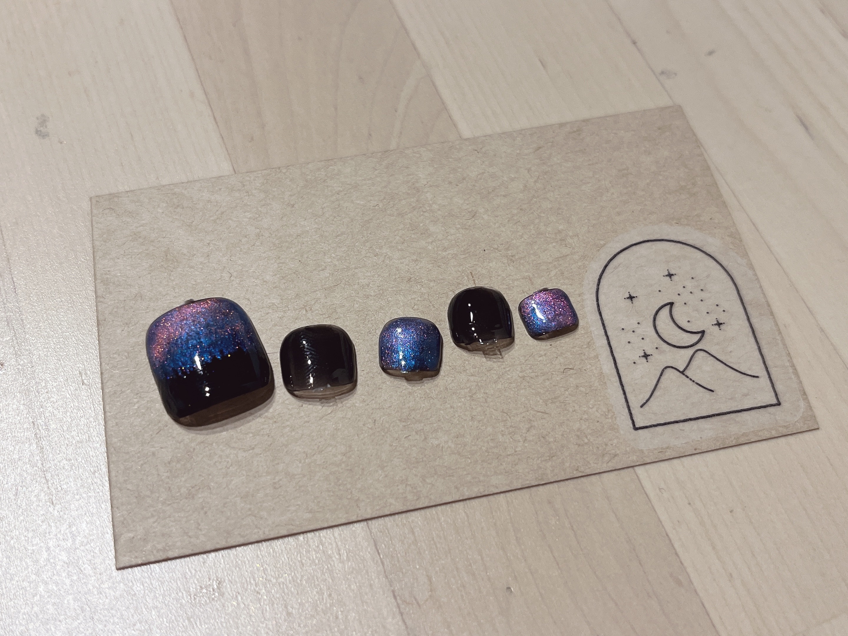 moonlight gel 01/ネイル工房/ジェルネイルを使ったクチコミ（2枚目）