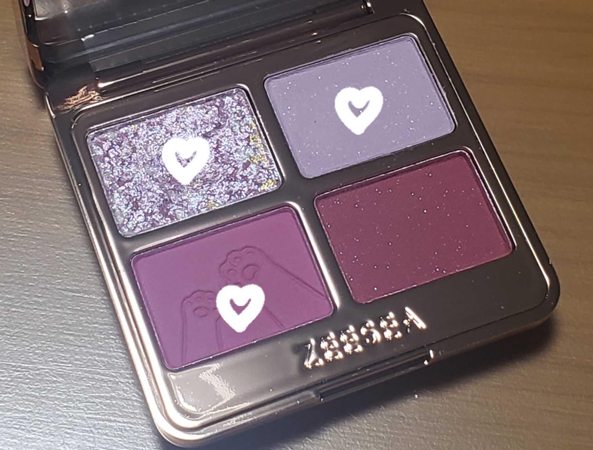 アニマルアイシャドウ(4シェード)/ZEESEA/アイシャドウパレットを使ったクチコミ（2枚目）