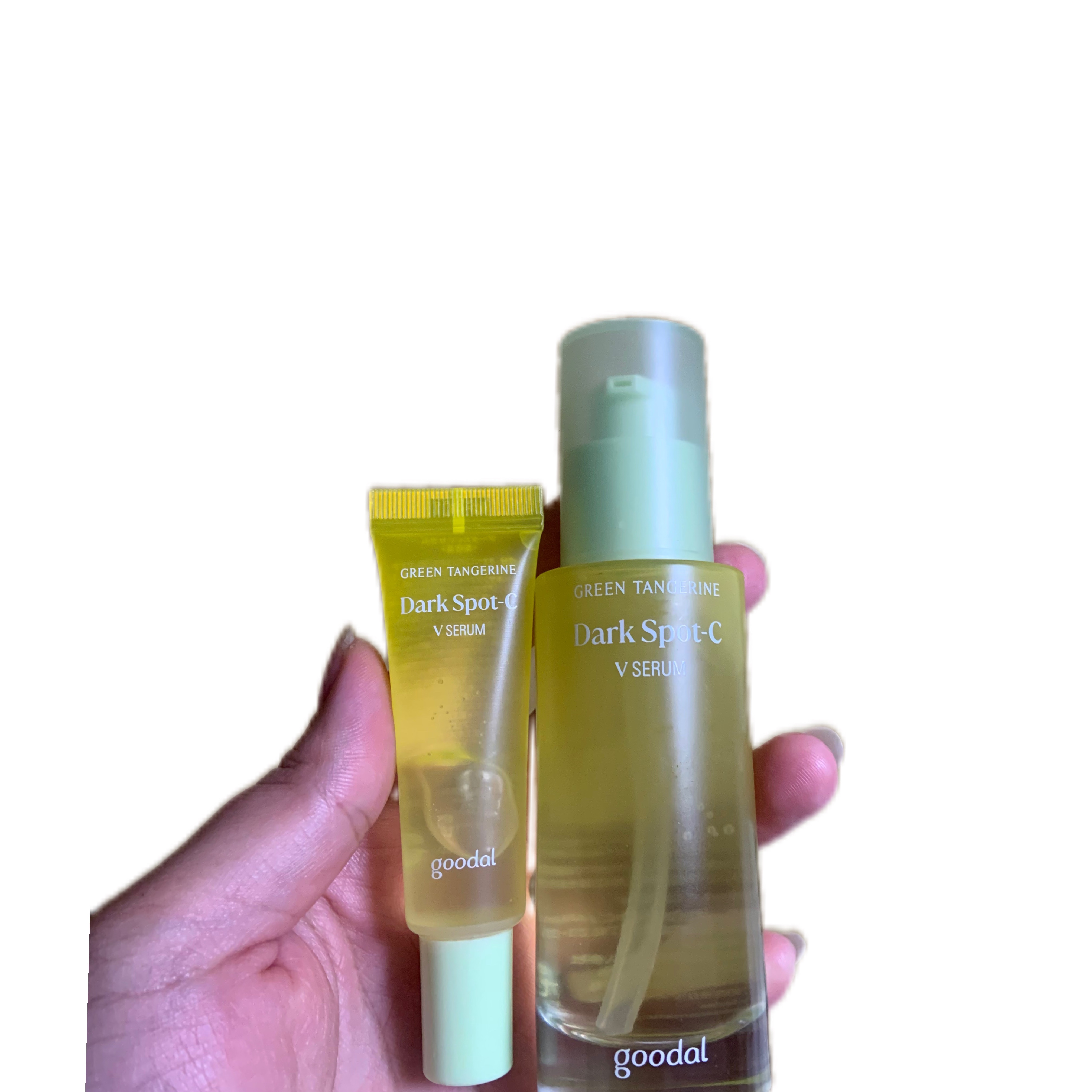 グリーンタンジェリン ビタC ダークスポットケアセラム/goodal/美容液を使ったクチコミ（3枚目）