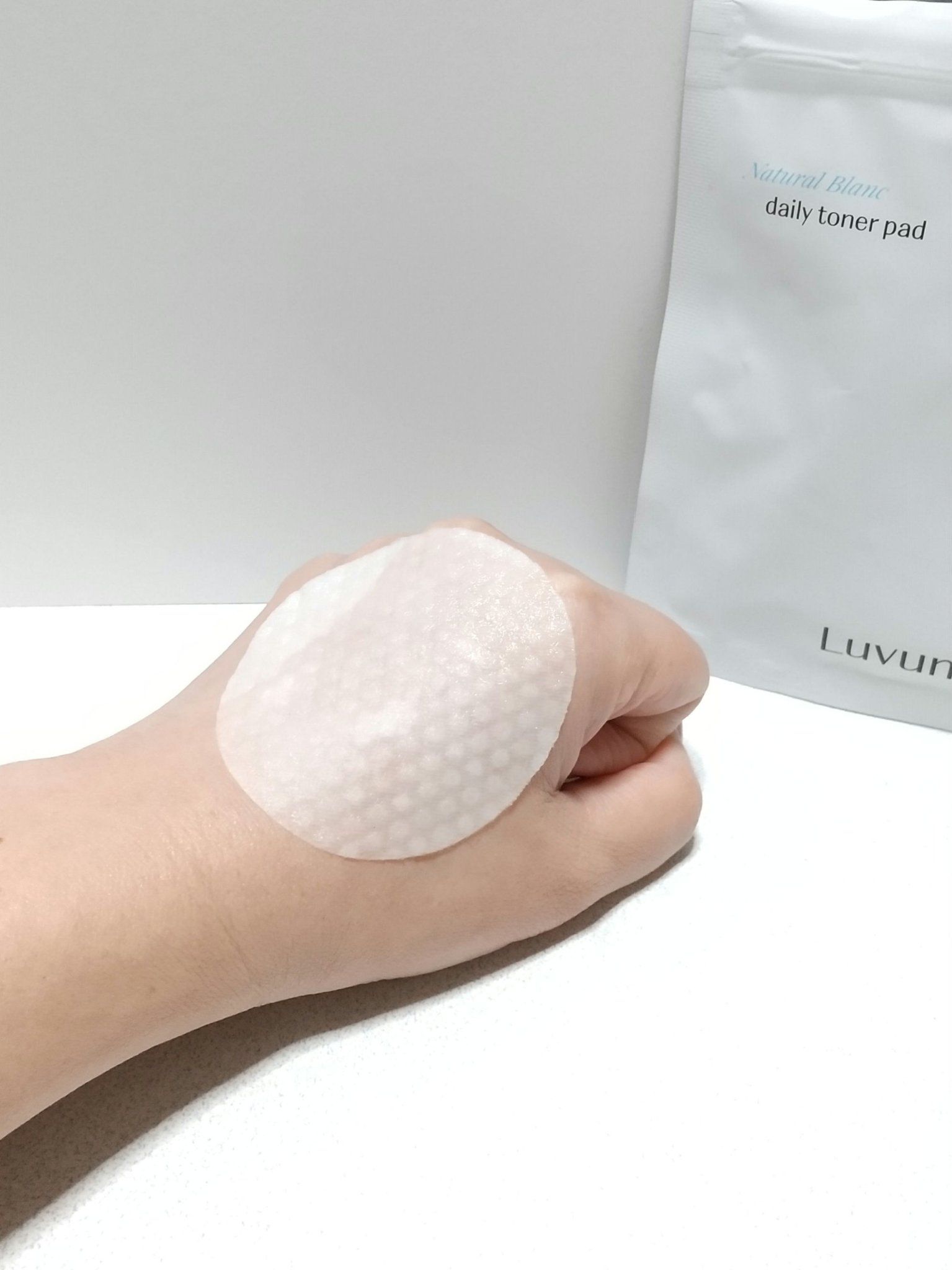 ナチュラルブランデイリートナーパッド/Luvum/トナーパッドを使ったクチコミ（2枚目）