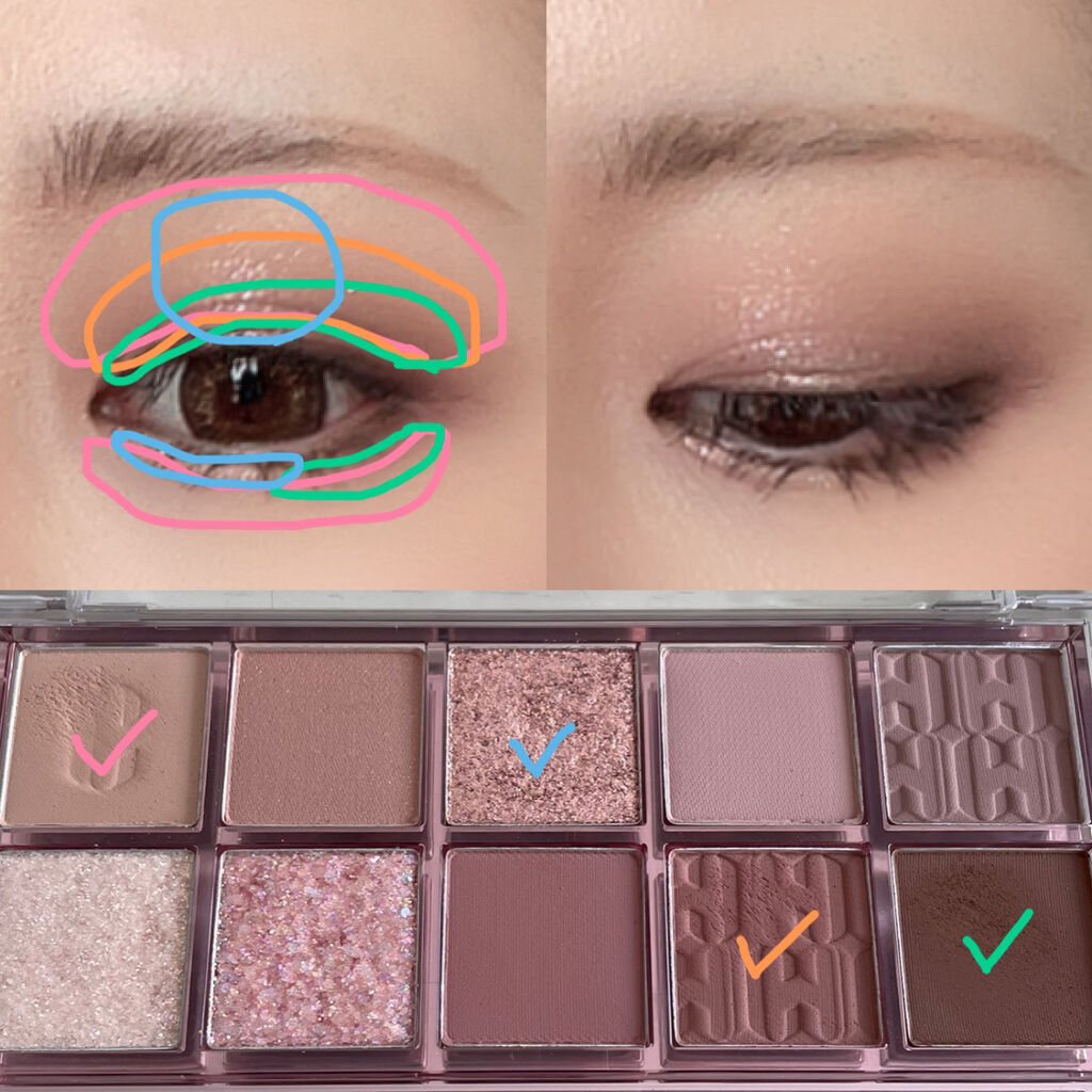 プロ アイ パレット/CLIO/アイシャドウパレットを使ったクチコミ（3枚目）