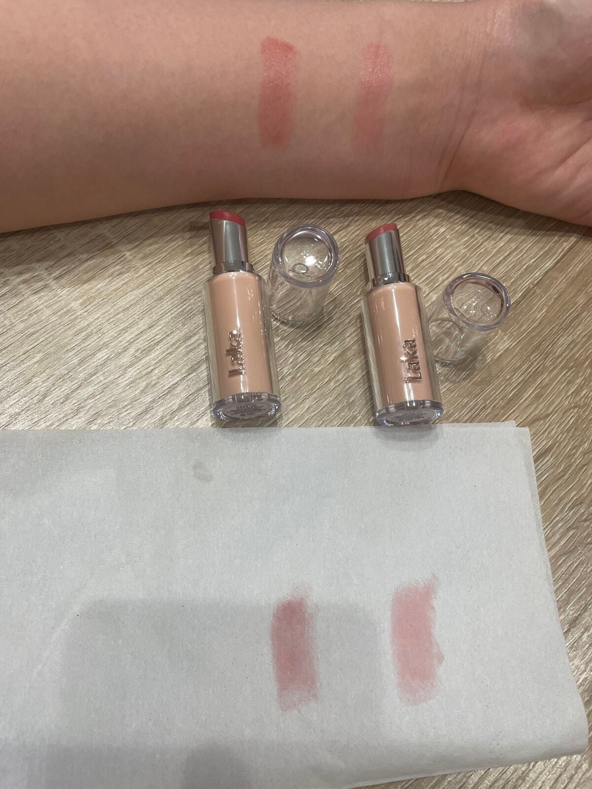 ボンディンググロウリップスティック/Laka/口紅を使ったクチコミ(4枚目)