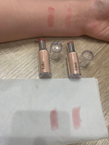 ボンディンググロウリップスティック/Laka/口紅を使ったクチコミ(4枚目)