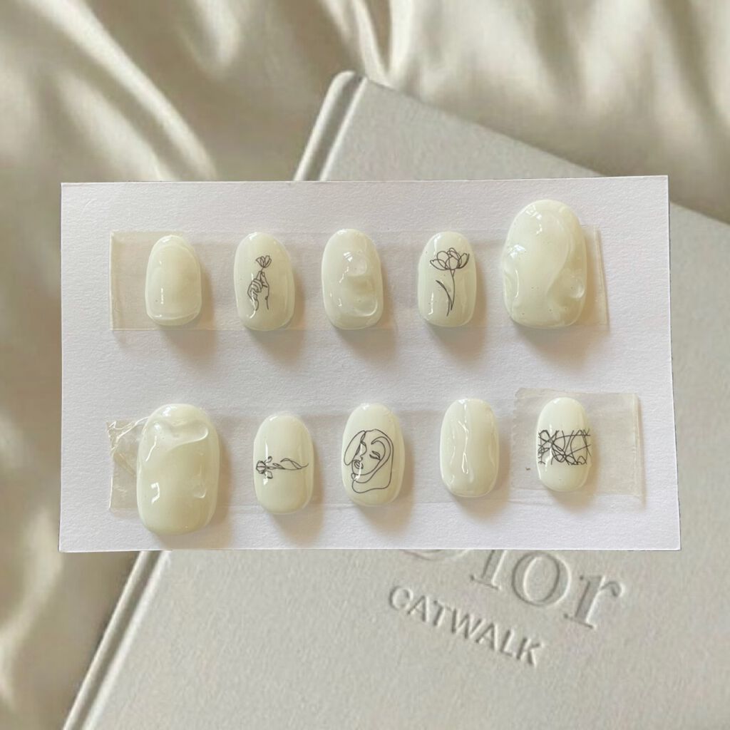 ジェルネイル（ライト対応）/セリア/ジェルネイルを使ったクチコミ（1枚目）