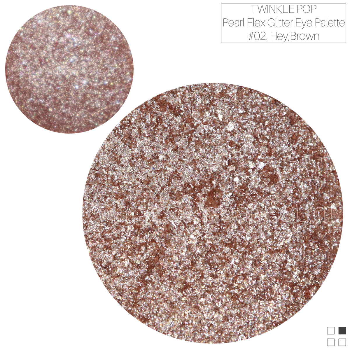 TWINKLE POP Pearl Flex Glitter Eye Palette/CLIO/アイシャドウパレットを使ったクチコミ（3枚目）