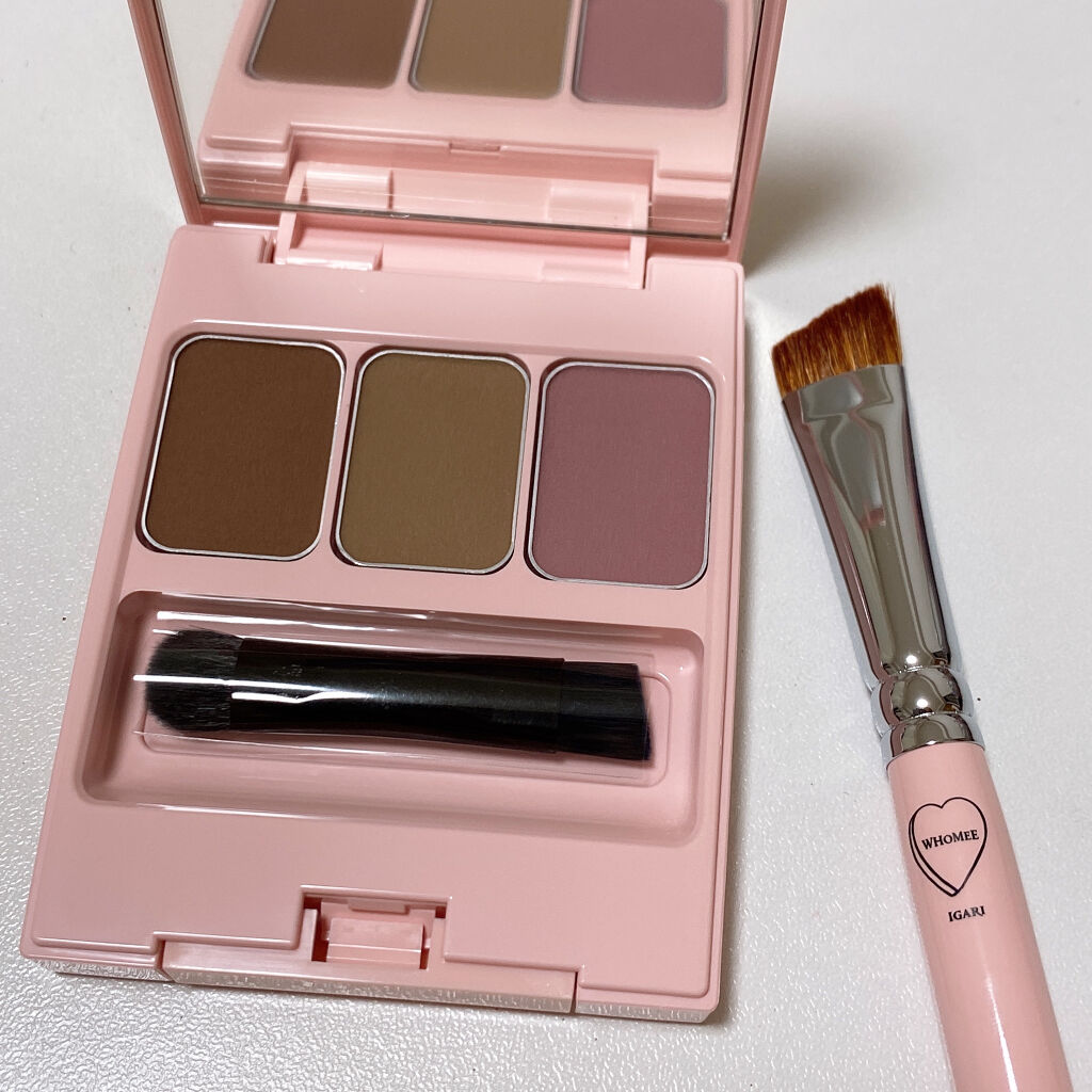  フーミー アイブロウパウダー/WHOMEE/パウダーアイブロウを使ったクチコミ（2枚目）